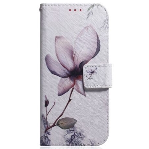 Etui Folio Do Xiaomi 14t Różowy Kwiat