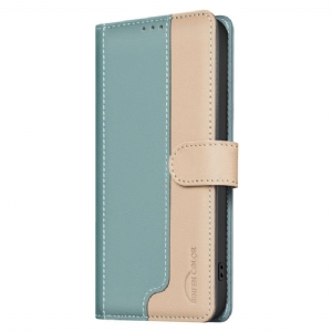 Etui Folio Xiaomi 14t Dwukolorowy Kolor Binfen Etui Ochronne