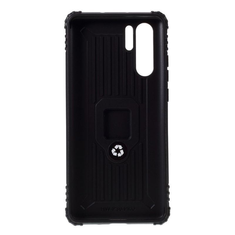 Etui do Huawei P30 Pro Anti-fall Carbon Look Z Pierścieniem Podtrzymującym