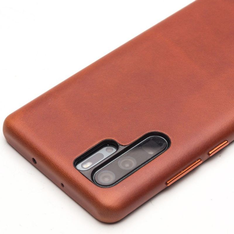 Etui do Huawei P30 Pro Biznes Qialino Premium Skóra - Brązowy