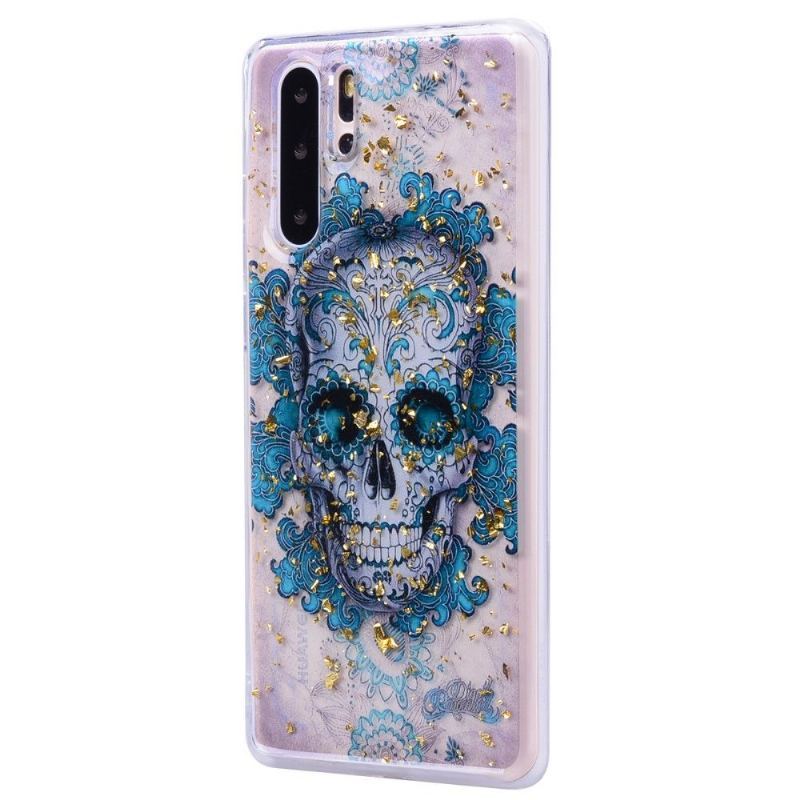 Etui do Huawei P30 Pro Kwiatowa Czaszka