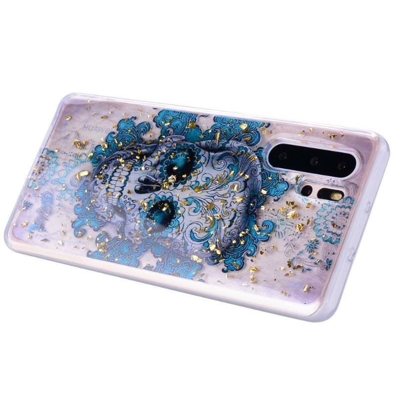 Etui do Huawei P30 Pro Kwiatowa Czaszka