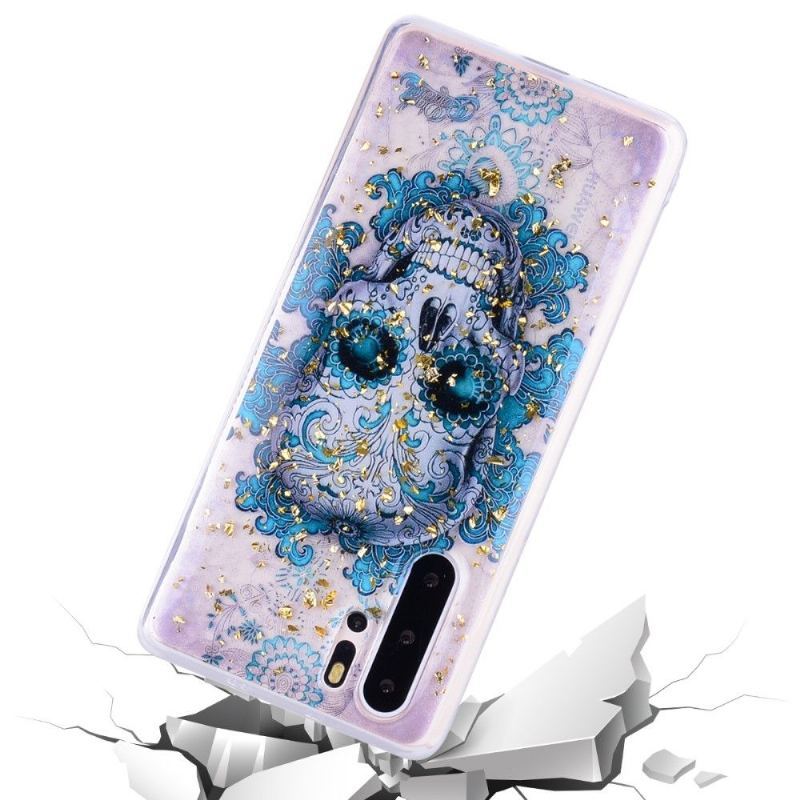 Etui do Huawei P30 Pro Kwiatowa Czaszka