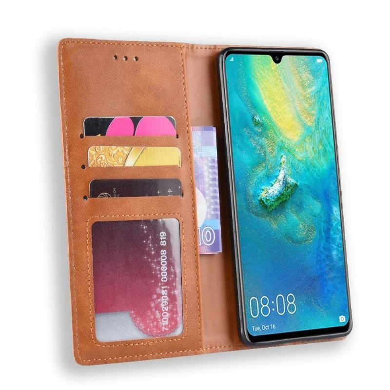 Etui do Huawei P30 Pro Obrzeża Skóra Styl Le Cirénius