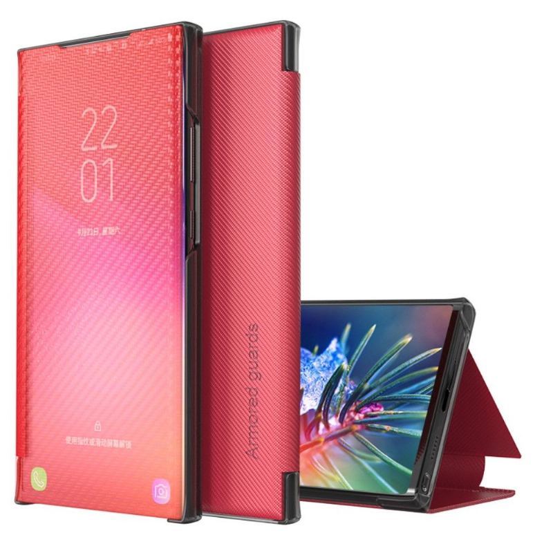 Etui Na Telefon do Huawei P30 Pro Classic Etui Folio Włókno Węglowe