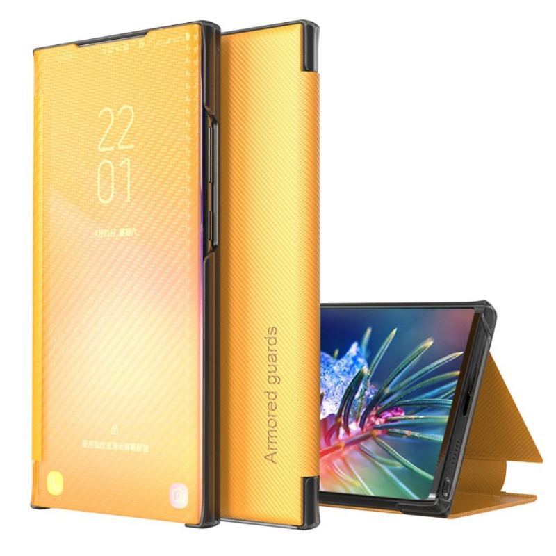 Etui Na Telefon do Huawei P30 Pro Classic Etui Folio Włókno Węglowe