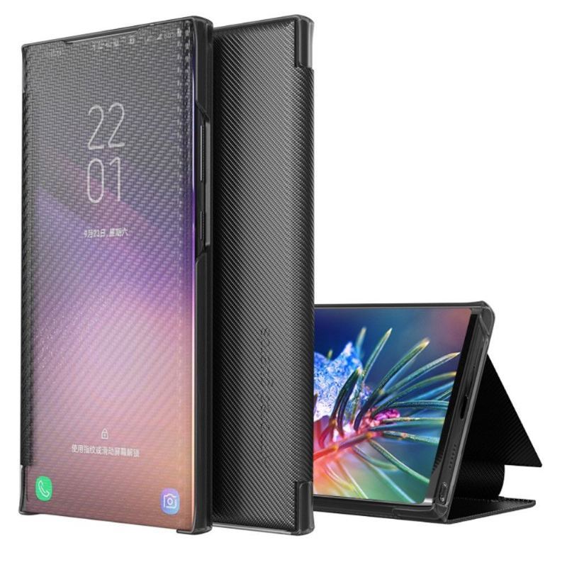 Etui Na Telefon do Huawei P30 Pro Classic Etui Folio Włókno Węglowe