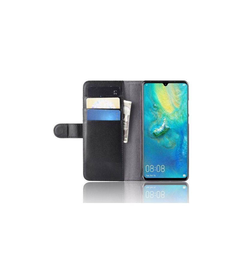 Etui Na Telefon Pokrowce do Huawei P30 Pro Biznes Premium Skórzane Etui Na Karty