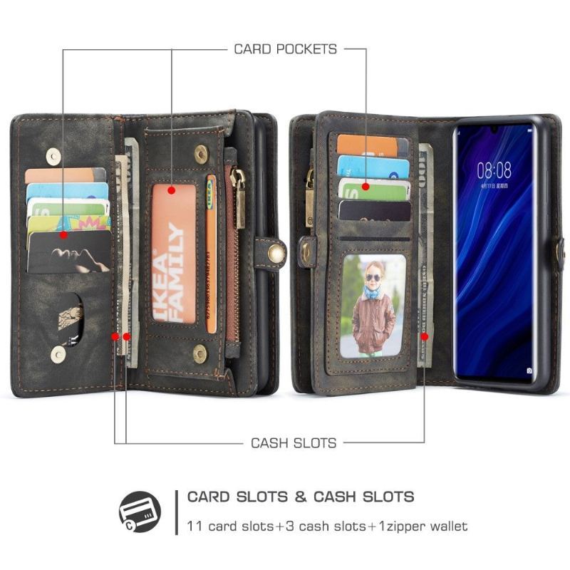 Futerały Etui do Huawei P30 Pro Portfel I Etui Na Portfel