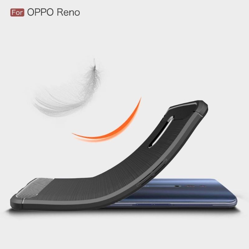 Futerały do Oppo Reno Carbon Brushed Gel