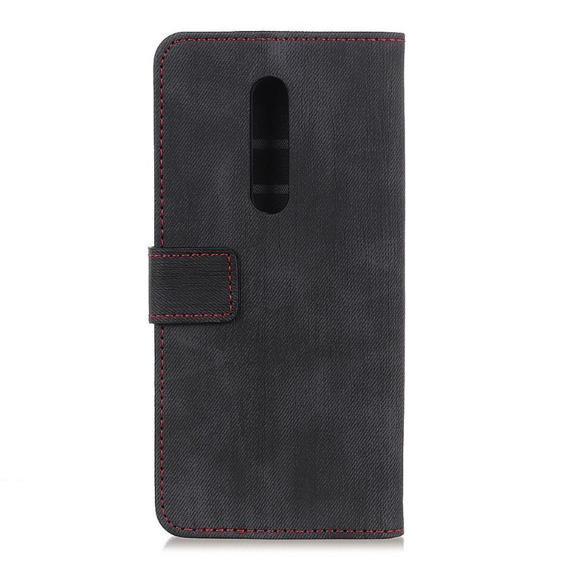 Case do Xiaomi Mi 9T / Mi 9T Pro Tapicerka Z Tkaniny Ze Szwami