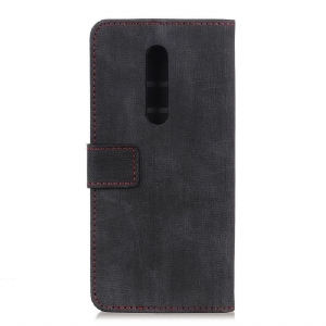 Case do Xiaomi Mi 9T / Mi 9T Pro Tapicerka Z Tkaniny Ze Szwami