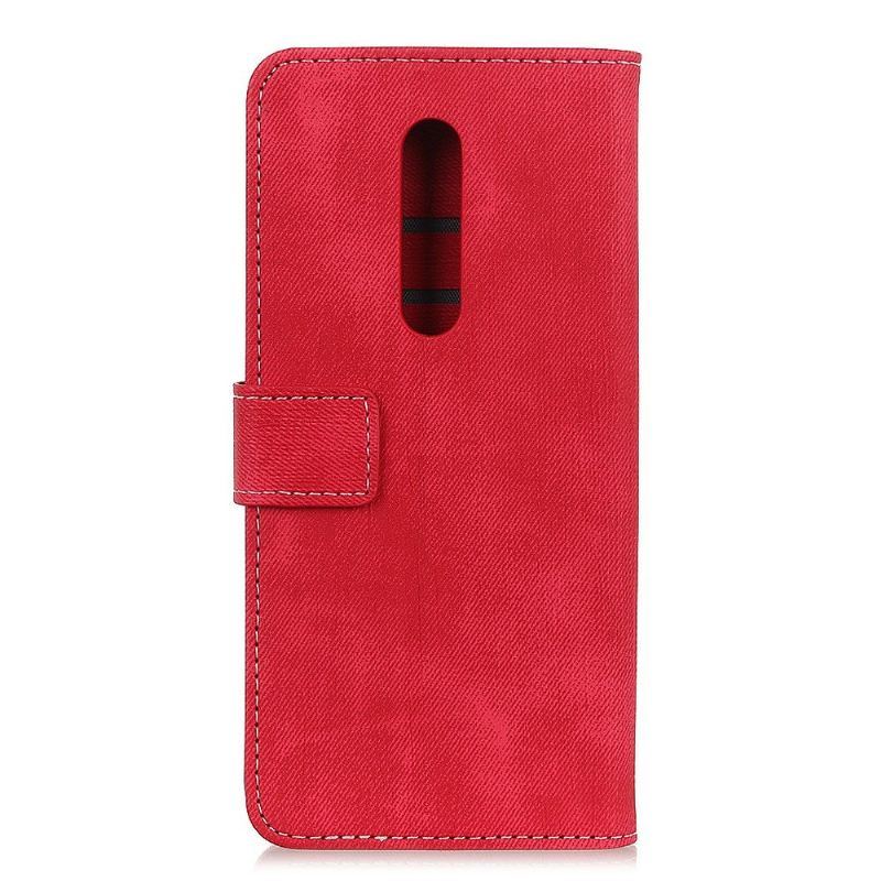 Case do Xiaomi Mi 9T / Mi 9T Pro Tapicerka Z Tkaniny Ze Szwami