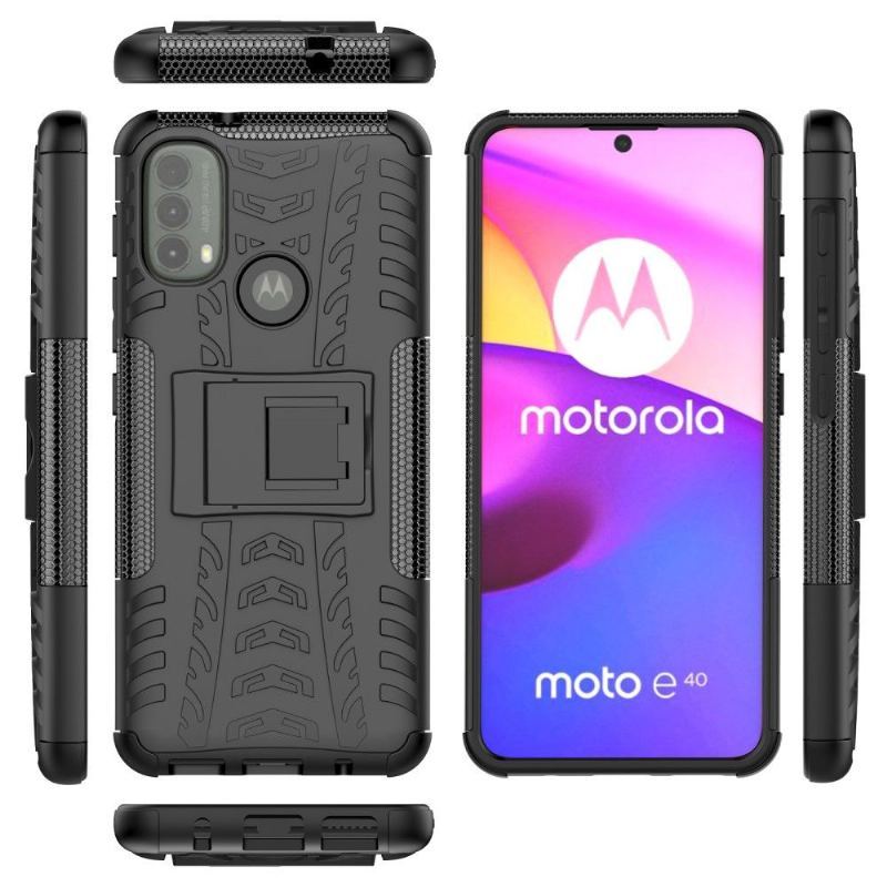 Etui do Motorola Moto E20 / E30 / E40 Classic Antypoślizgowe Ze Wsparciem