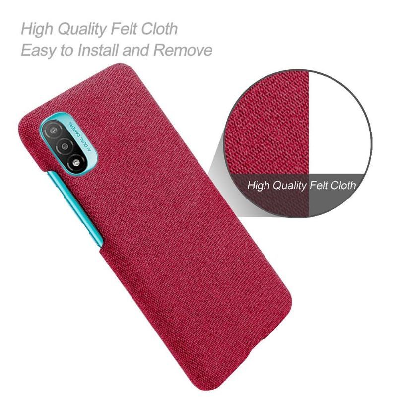 Etui do Motorola Moto E20 / E30 / E40 Classic Pokrowiec Z Tkaniny