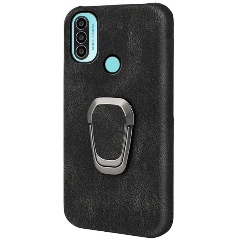 Etui do Motorola Moto E20 / E30 / E40 Imitacja Skóry Ze Stojakiem