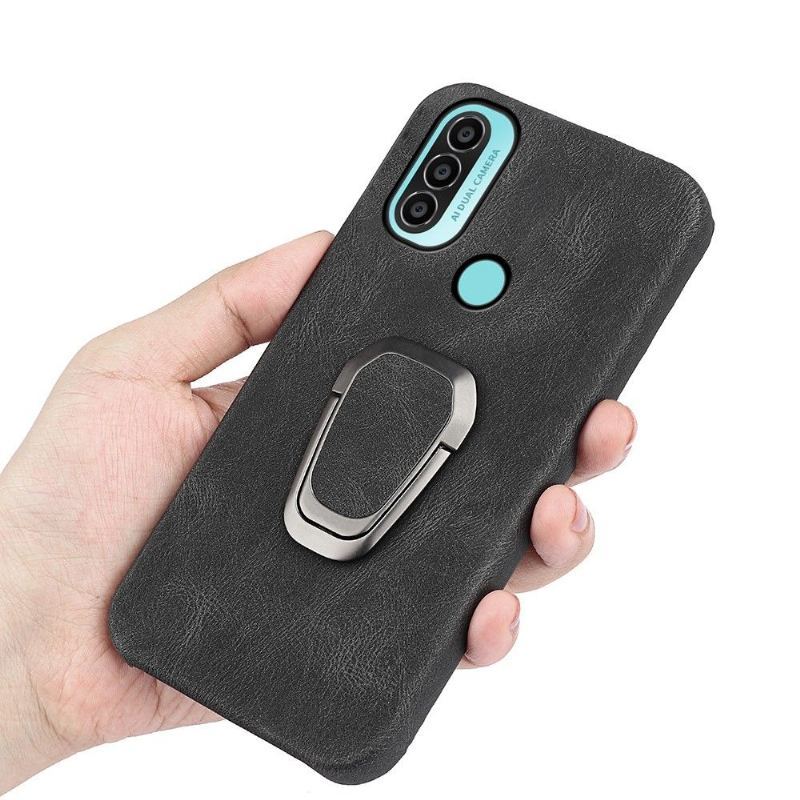 Etui do Motorola Moto E20 / E30 / E40 Imitacja Skóry Ze Stojakiem