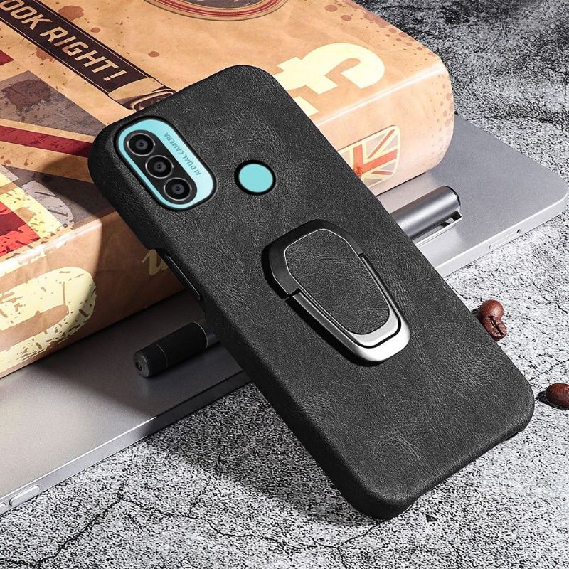 Etui do Motorola Moto E20 / E30 / E40 Imitacja Skóry Ze Stojakiem