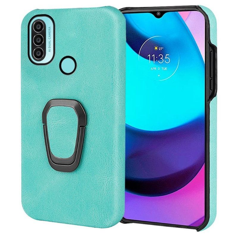 Etui do Motorola Moto E20 / E30 / E40 Imitacja Skóry Ze Stojakiem