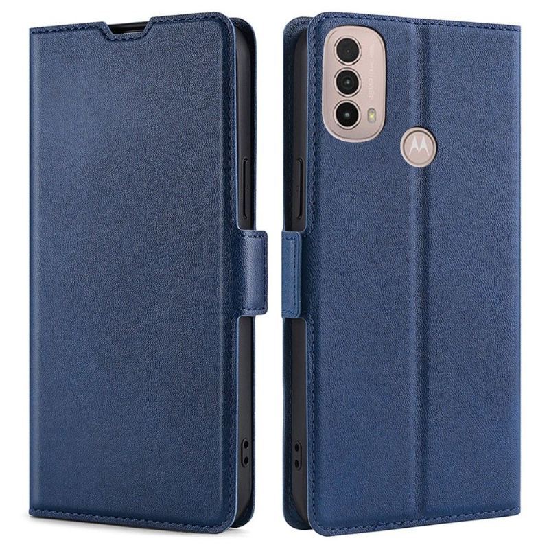 Etui Folio do Motorola Moto E20 / E30 / E40 Faux Leather Minimalistyczny Biznes