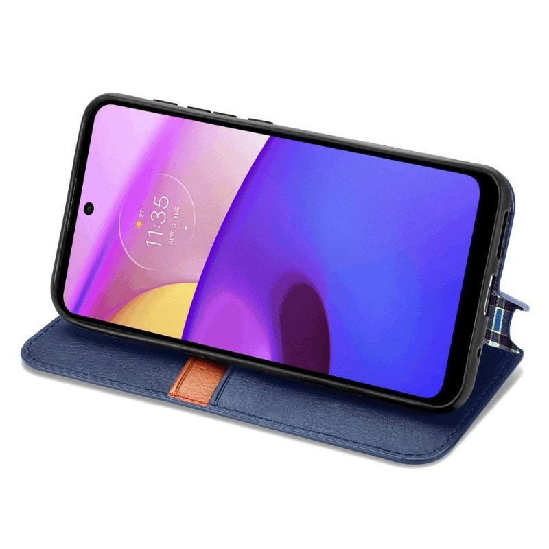 Etui Folio do Motorola Moto E20 / E30 / E40 Kub Design Posiadacz Karty