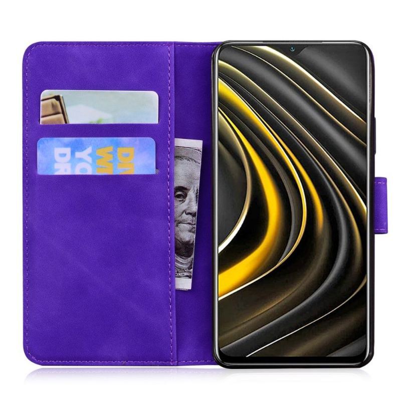 Etui Folio do Motorola Moto E20 / E30 / E40 Etui Ochronne Kolorowa Ochrona Motyla