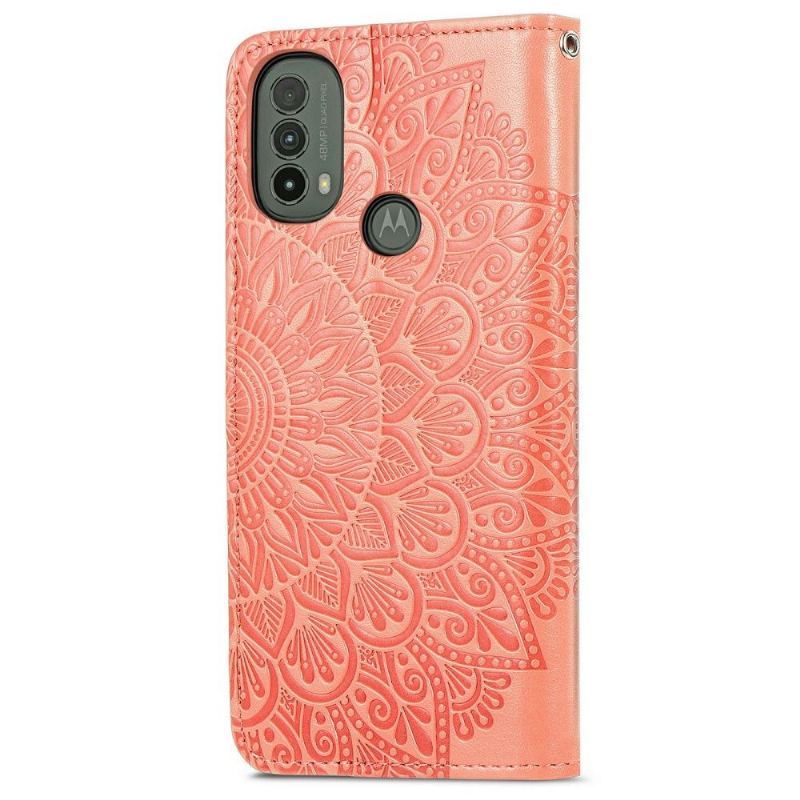 Obudowa Etui Na Telefon do Motorola Moto E20 / E30 / E40 Mandala Liść