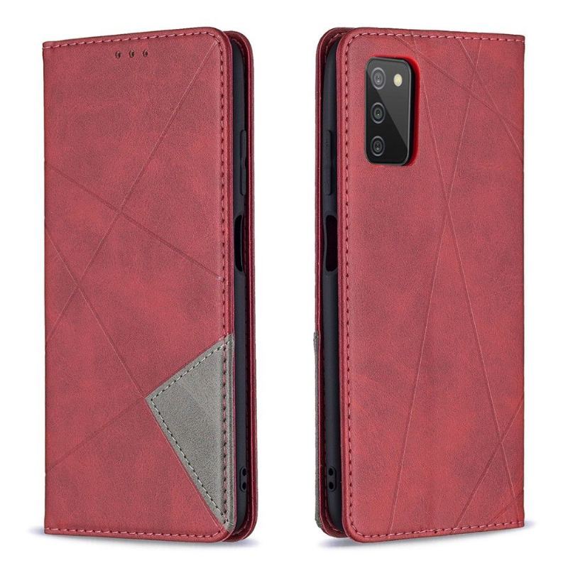 Etui Folio do Samsung Galaxy A03s Skórzane Etui Na Karty W Stylu Célinia