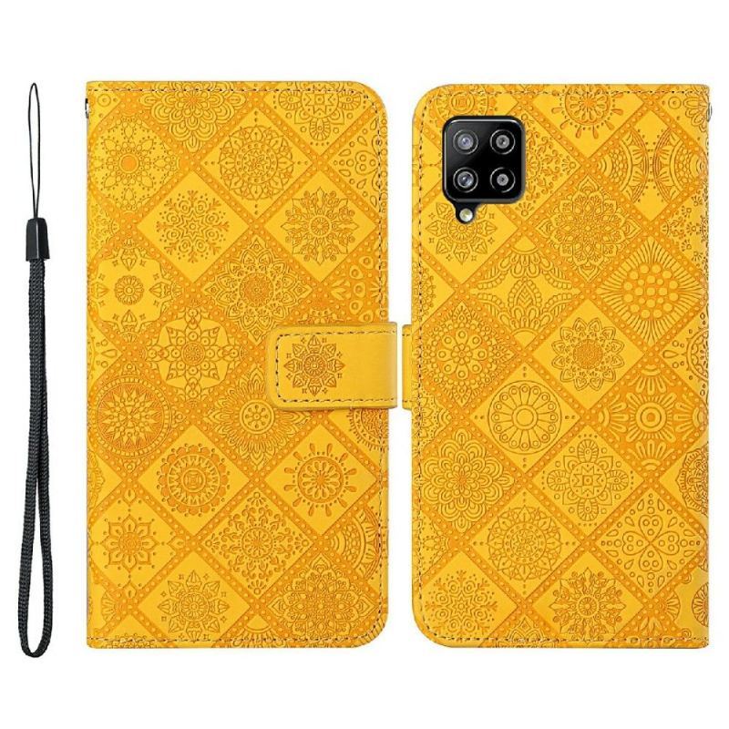 Etui Folio do Samsung Galaxy A22 4G Kalejdoskop Ze Sztucznej Skóry