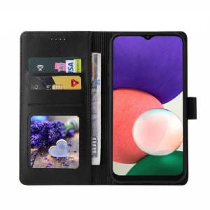 Etui Folio do Samsung Galaxy A22 4G Uchwyt Na Karty Serii 009