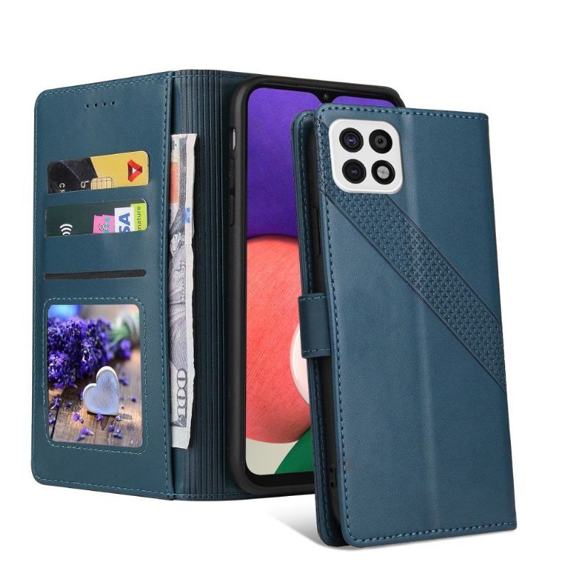 Etui Folio do Samsung Galaxy A22 4G Uchwyt Na Karty Serii 009