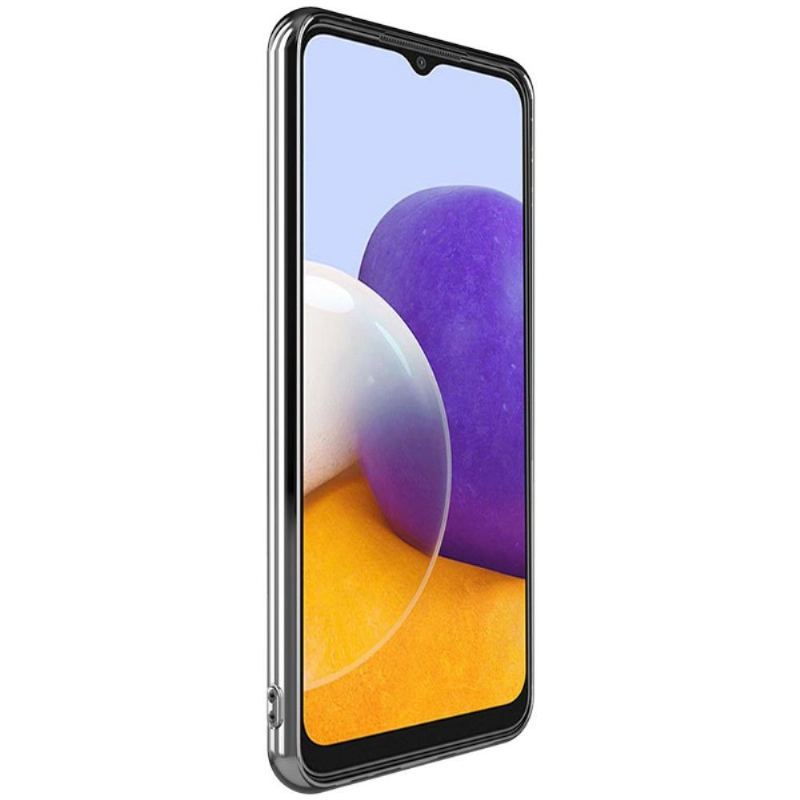 Futerały do Samsung Galaxy A22 4G Obrzeża Imak Przezroczysty Silikon