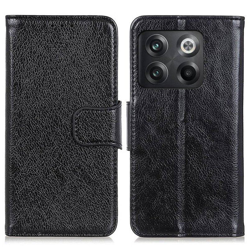 Etui Folio do OnePlus 10T 5G Dwoina Skóry Nappa