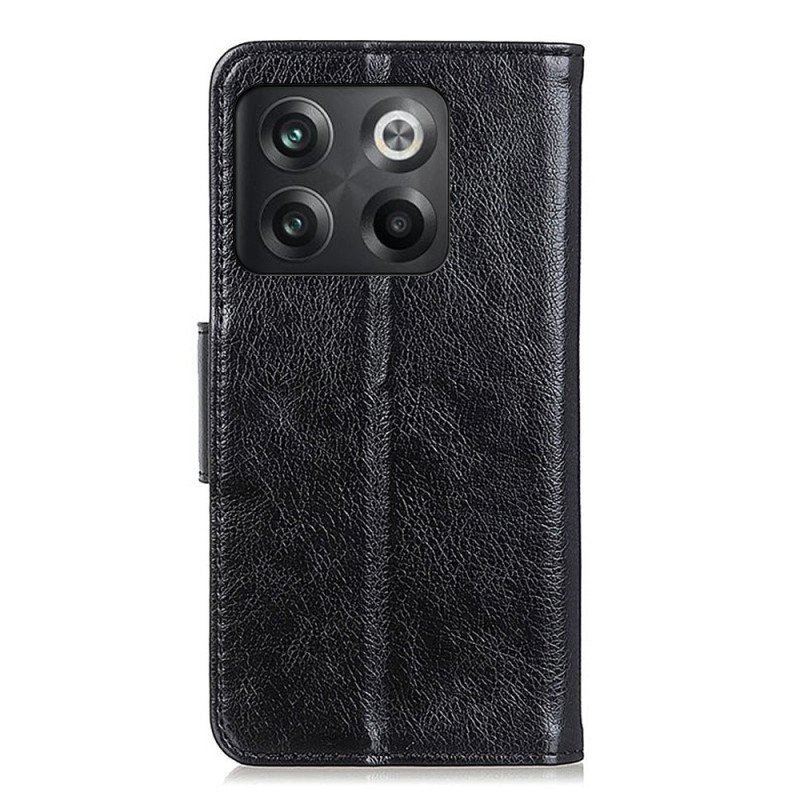 Etui Folio do OnePlus 10T 5G Dwoina Skóry Nappa