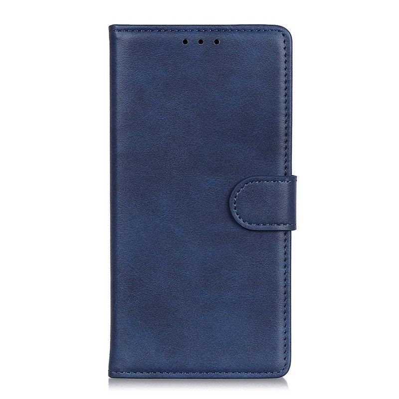 Etui Folio do OnePlus 10T 5G Matowa Sztuczna Skóra