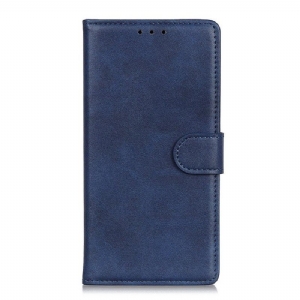 Etui Folio do OnePlus 10T 5G Matowa Sztuczna Skóra