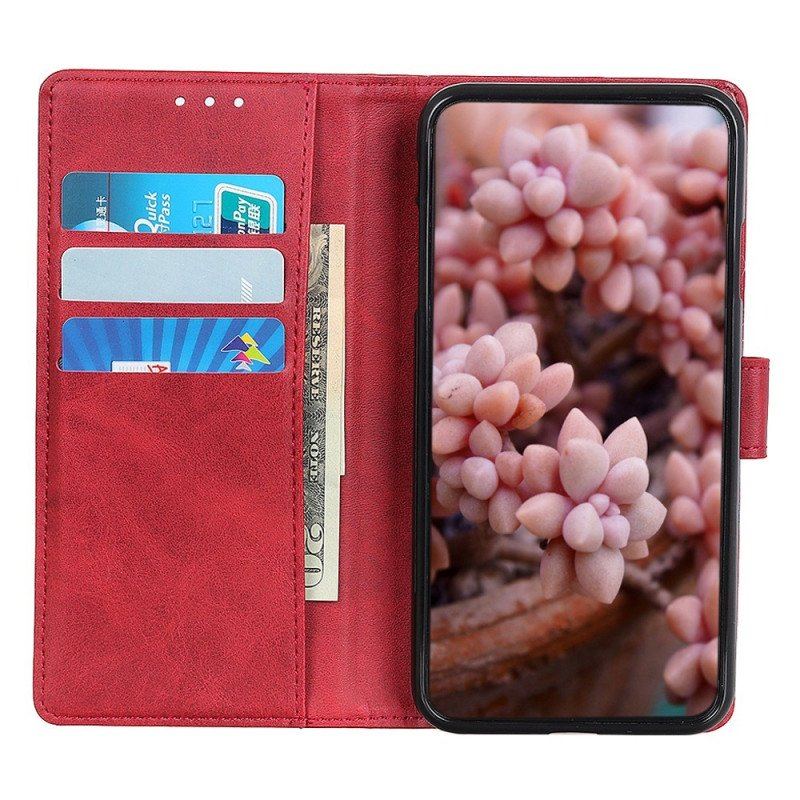 Etui Folio do OnePlus 10T 5G Matowa Sztuczna Skóra