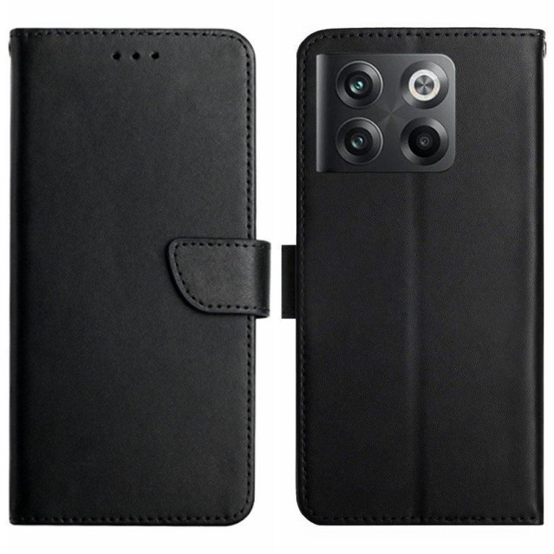 Etui Folio do OnePlus 10T 5G Prawdziwa Skóra Nappa