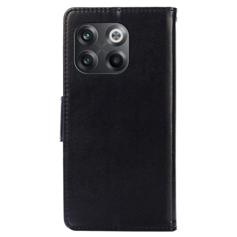 Etui Folio do OnePlus 10T 5G Zabytkowa Elegancja