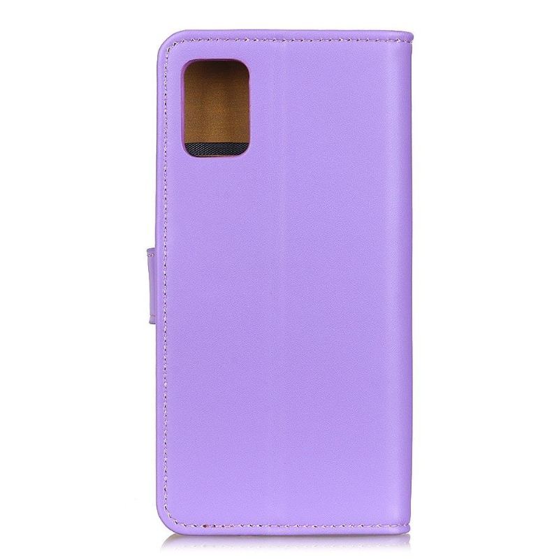 Etui do Samsung Galaxy A31 Anti-fall Basic Faux Leather - Fioletowy