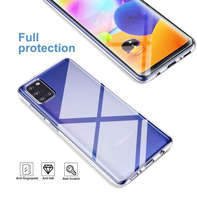 Etui + Folia Ochronna Ze Szkła Hartowanego Do Samsung Galaxy A31