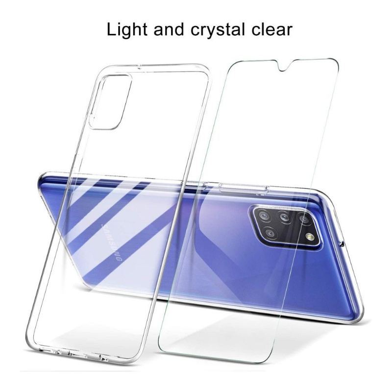 Etui + Folia Ochronna Ze Szkła Hartowanego Do Samsung Galaxy A31