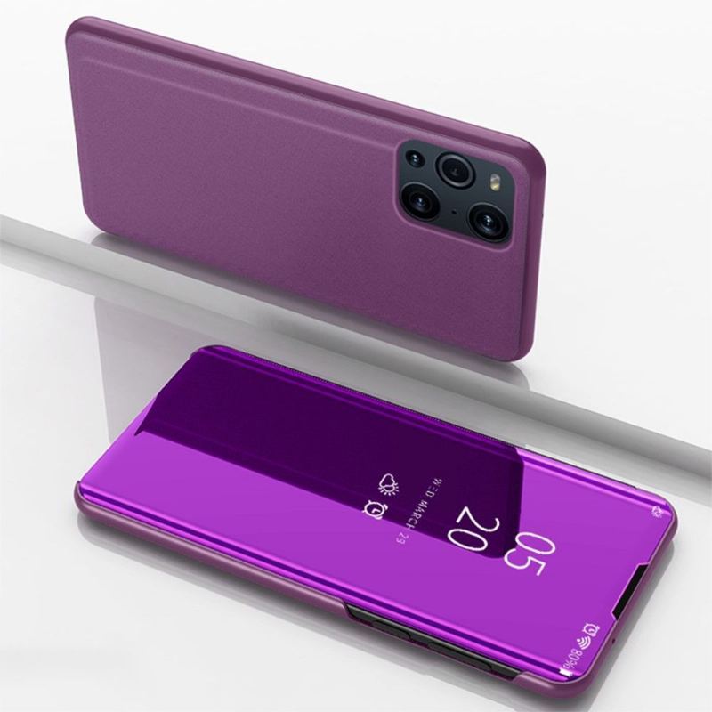 Etui do Oppo Find X3 Pro Etui Folio Efekt Lustra