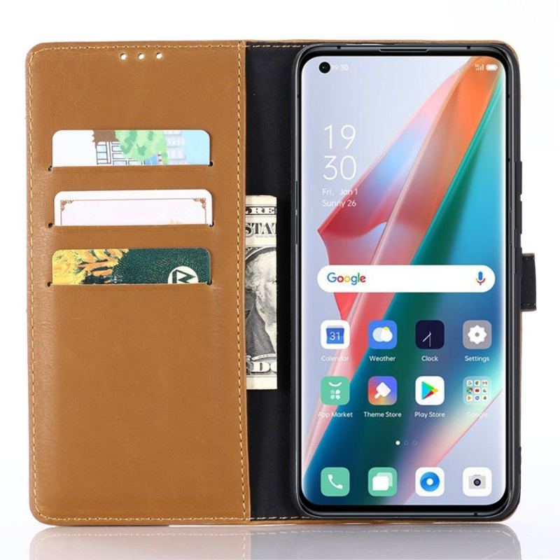 Etui do Oppo Find X3 Pro Etui Folio Retro Faux Leather Folio