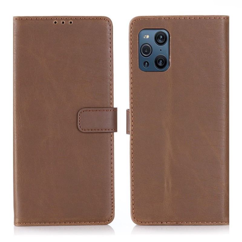 Etui do Oppo Find X3 Pro Etui Folio Retro Faux Leather Folio