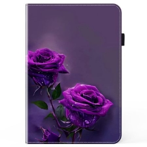 Etui iPad Pro 13 (2024) Fioletowe Róże