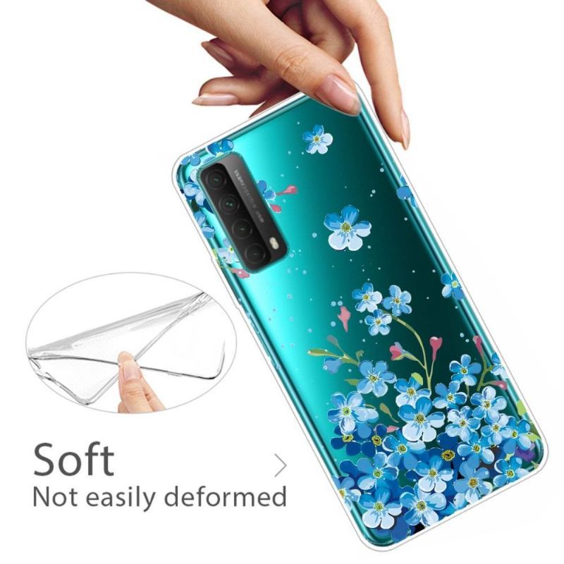 Etui do Huawei P Smart 2021 Limonkowy Kwiat