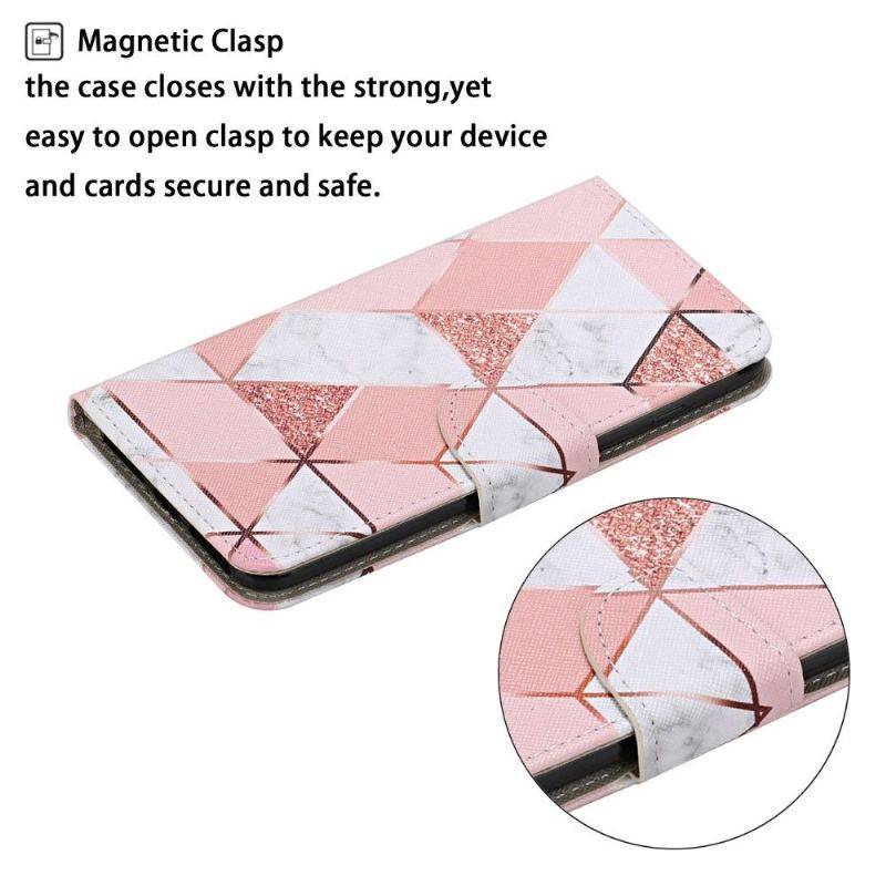 Etui Folio do Huawei P Smart 2021 Chic Geometria