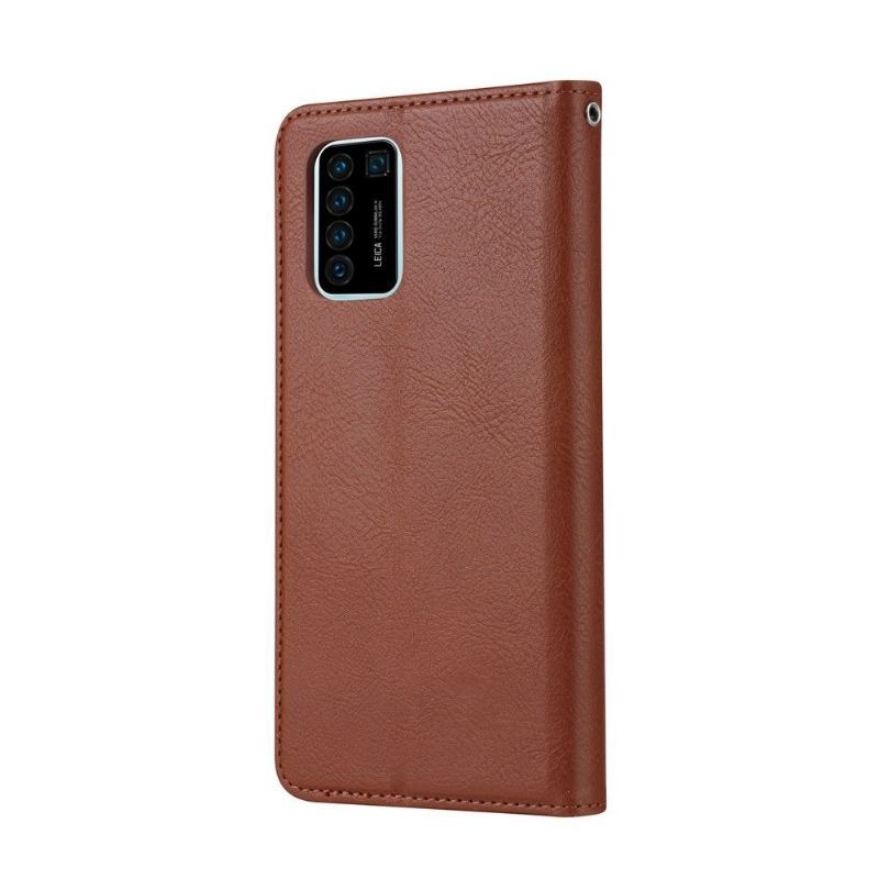 Etui Folio do Huawei P Smart 2021 Faux Skórzane Etui Na Stojak