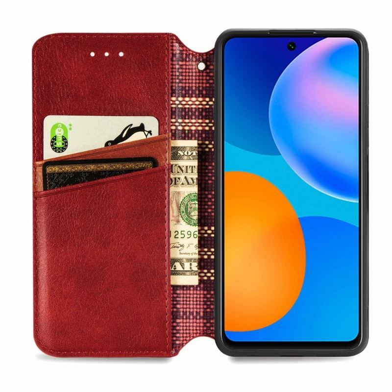 Etui Folio do Huawei P Smart 2021 Kub Design Posiadacz Karty